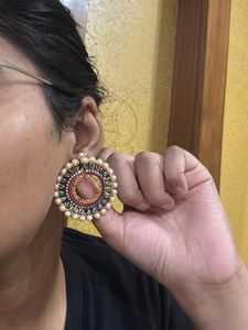 Pearl &amp; Embellished Statement Earrings