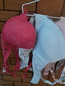 Combo Of  Five Imported Fabric Bra