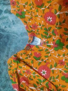 Baby Girl 9-12 Months Mustard Yellow Kurta Set