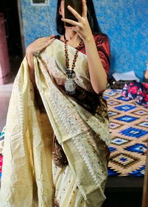 Pure Banarasi Silk Saree Zari Work