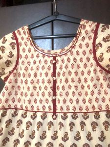 Women Frock Style Cotton Kurti,B 38,W 40