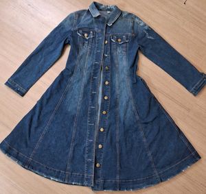 Blue Denim Dress👗