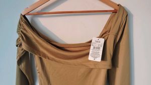 Stylish Long Sleeve Bodysuit Top