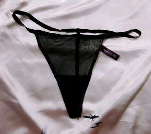 Black Lace Detail Panty