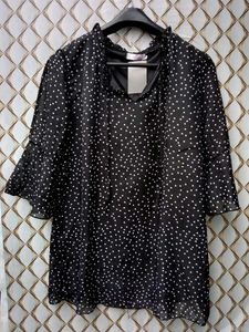 New With Tag Korean Polka Dotted Baggy Top