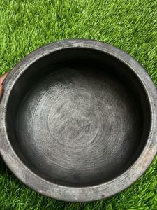 Vintage Black Mud Cooking Pot New