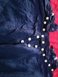 Elegant Navy Blue Top