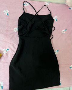 Black Butterfly Mini Dress