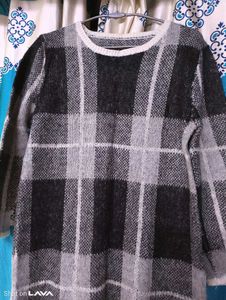 Plaid Knit Dress