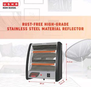 USHA 2 Rod 800 Watt Quartz Heater