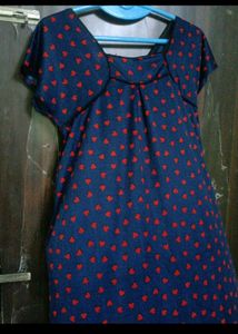 Soft Material Blue Night Wear New Design