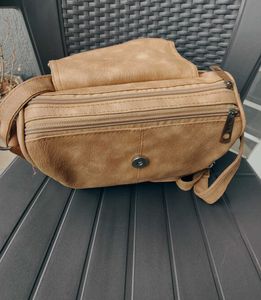 Brown Belt sling Bag -ZARA