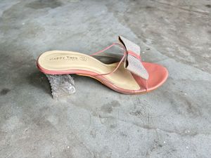 Cute Pink Bow Heels