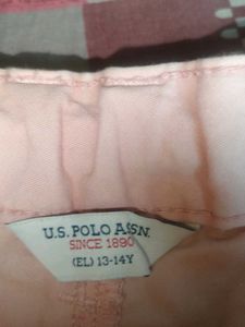 Pink Polo Shorts