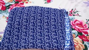 Blue Floral Saree