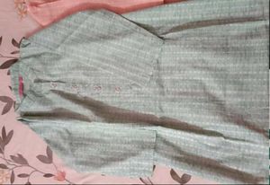 Women's Casual Light Green Kurta