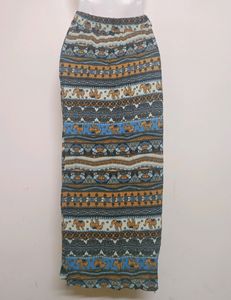 Multi Colour Casual Tight Fitting Skirt (Women&#39;s)