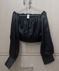 Satin Crop Top