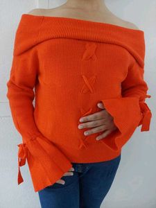 Off-Shoulder Sweater