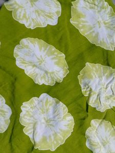 Green Floral Print Top