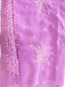 Viscose Georgette Embroidery Saree
