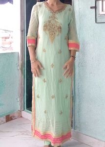 Elegant Embroidered Kurta Set