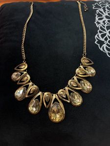 Neck piece Copper Color With Large Stones