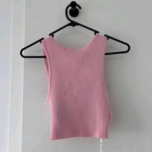 ❗️SALE❗️Combo Of Pink Crop Top And Cargo