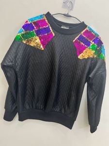 Embellish Party Sweattop