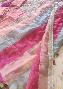 Organza Dupatta Redimade Dress😻