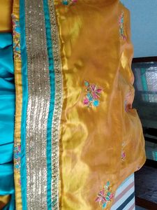 Embroidered Kurta And  Pant