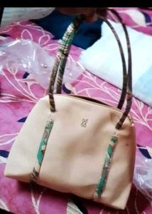 Baggit Art Pink Tote Bag