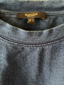 Massimo Dutti Denim Look Top