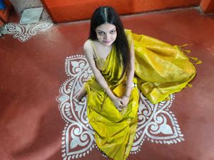 Elegant Green Saree