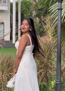 white dress