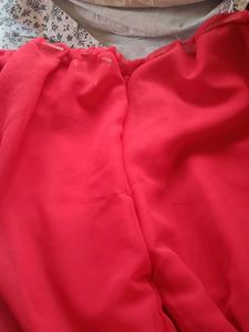 Elegant Red Palazzos