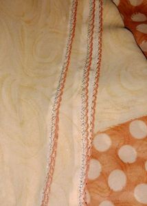 Chanderi Silk Saree, Embroidery Design, Mustard