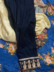 Black &amp; Gold Embroidered Suit