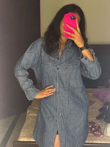 Denim Shirt Dress