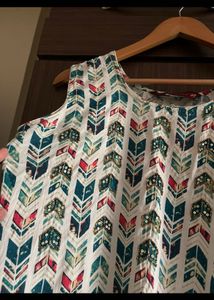 Multicolour Rayon Kurta