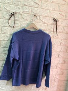 Vintage Blue Knit Sweater🌷