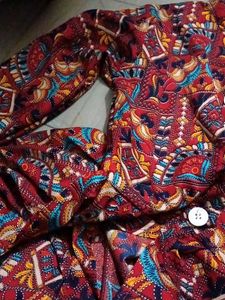 Patterned Casual Dress