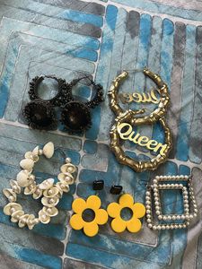 Combo Of Trendy Earrings: 5