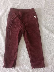 Burgundy Corduroy Pants