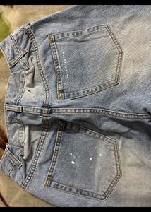 Ripped Wide Leg Jeans