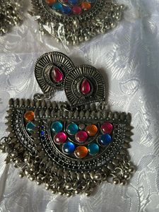 Combo Of Earrings And Leg Chain