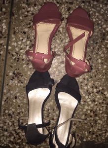 Heels (Pink and Black)