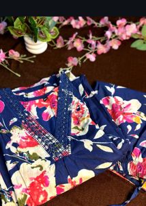 Floral Print Kurta Set