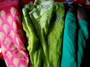 Set Of 3 Cotton Saree