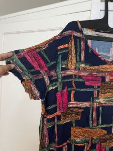 Abstract Print Dress